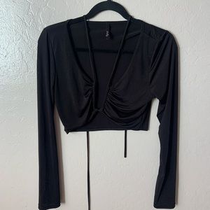 Black Longsleeve Top